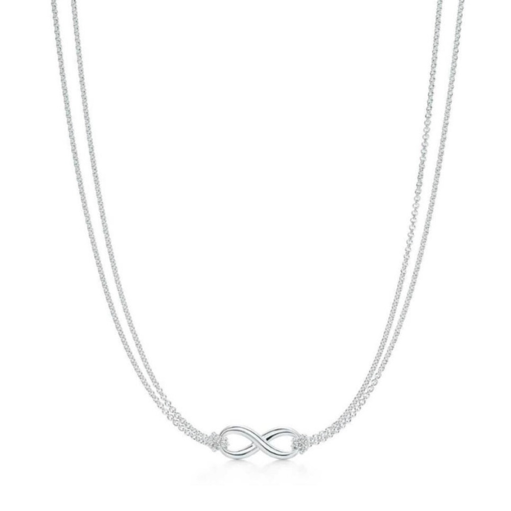 Tiffany & Co. Infinity Double Chain Necklace - Picture 1 of 4